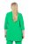 Ulla Popken 836165 Blazer largo con manga 3/4 Verde - Blazers - Blazers en tallas grandes para mujer