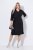 Ulla Popken 836514 Vestido midi con manga 3/4 Negro - Vestidos midi - Vestidos midi de talla grande