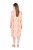 Ulla Popken 836739 Vestido de mezcla de lino de flores Blanco - Vestidos de verano - Vestidos de verano tallas grandes