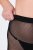 Ulla Popken 836805 Pantalón corto antirrozaduras de lunares Negro - Culotes antirozaduras - 