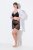 Ulla Popken 836805 Pantalón corto antirrozaduras de lunares Negro - Culotes antirozaduras - 