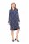 Ulla Popken 837069 Vestido de flores Azul marino - Vestidos midi - Vestidos midi de talla grande