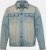 STHUGE 837222 Chaqueta vaquera con bolsillos en el pecho Azul claro - Chaquetas - Chaquetas Tallas Grandes 2XL-8XL