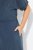 Ulla Popken 837403 Vestido de jersey de manga corta Azul marino - Vestidos de punto jersey - 