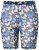 Ulla Popken 837676 Pantalón corto antirrozaduras estampado Negro - Culotes antirozaduras - 