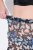 Ulla Popken 837676 Pantalón corto antirrozaduras estampado Negro - Culotes antirozaduras - 
