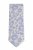 JP1880 837693 Corbata de seda de flores extralarga Gris azulado - Corbatas y pajaritas - 