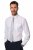 JP1880 837693 Corbata de seda de flores extralarga Gris azulado - Corbatas y pajaritas - 