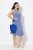 Ulla Popken 837874 Vestido de jersey sin mangas Azul - Vestidos de punto jersey - 