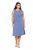 Ulla Popken 837874 Vestido de jersey sin mangas Azul - Vestidos de punto jersey - 