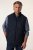 Boston Park 877 Chaleco con cuello alto y cremallera Azul marino - Chaquetas - Chaquetas Tallas Grandes 2XL-8XL