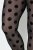 Ulla Popken 837949 Leggings de media con estampado Negro - Medias & calcetines - 