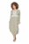 Ulla Popken 838120 Vestido estampado con cuello de pico Verde claro - Vestidos mini - Vestidos cortos en tallas grandes