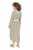 Ulla Popken 838120 Vestido estampado con cuello de pico Verde claro - Vestidos mini - Vestidos cortos en tallas grandes