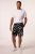 JP1880 Bermuda Shorts Soft Viscose All-over Print Black - Pantalones cortos - Pantalones cortos W40-W60
