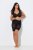 Ulla Popken 838209 Pantalón corto antirrozaduras moldeador Negro - Culotes antirozaduras - 