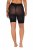 Ulla Popken 838209 Pantalón corto antirrozaduras moldeador Negro - Culotes antirozaduras - 