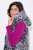 Ulla Popken 838435 Chaleco largo acolchado estampado Negro - Chalecos - 
