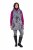 Ulla Popken 838435 Chaleco largo acolchado estampado Negro - Chalecos - 