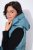 Ulla Popken 838435 Chaleco largo acolchado estampado Verde grisáceo - Chalecos - 