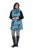 Ulla Popken 838435 Chaleco largo acolchado estampado Verde grisáceo - Chalecos - 