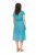 Ulla Popken 838483 Vestido con estampado animal Turquesa - Vestidos de verano - Vestidos de verano tallas grandes