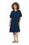 Ulla Popken 838567 Vestido de manga corta Multicolor - Vestidos midi - Vestidos midi de talla grande