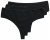 Ulla Popken 838637 Tangas pack de 3 Negro - Bragas - 
