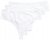 Ulla Popken 838637 Tangas pack de 3 Blanco - Bragas - 