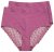 Ulla Popken 838675 Bragas de talle alto Morado oscuro - Bragas - 