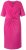 Ulla Popken 838765 Vestido de jersey de manga corta con cuello de pico Rosa - Vestidos - Vestidos para todas las tallas