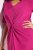 Ulla Popken 838765 Vestido de jersey de manga corta con cuello de pico Rosa - Vestidos - Vestidos para todas las tallas