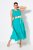 Ulla Popken 839135 Vestido largo sin mangas Turquesa - Vestidos maxi - Vestidos largos en tallas grandes