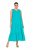 Ulla Popken 839135 Vestido largo sin mangas Turquesa - Vestidos maxi - Vestidos largos en tallas grandes