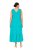 Ulla Popken 839135 Vestido largo sin mangas Turquesa - Vestidos maxi - Vestidos largos en tallas grandes