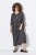Ulla Popken 839518 Vestido con estampado animal y manga 3/4 Antracita - Vestidos maxi - Vestidos largos en tallas grandes