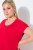 Ulla Popken 839896 Vestido de jersey con strass Rosa - Vestidos de noche - Vestidos de fiesta de gran talla