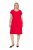 Ulla Popken 839896 Vestido de jersey con strass Rosa - Vestidos de noche - Vestidos de fiesta de gran talla