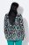 Ulla Popken 839961 Blazer estampado de mezcla de lino Negro - Blazers - Blazers en tallas grandes para mujer
