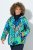 Ulla Popken 840024 Chaqueta de lluvia con estampado animal Verde menta - Ropa impermeable - 