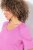 Ulla Popken 840115 Vestido de jersey de manga corta Rosa - Vestidos de punto jersey - 