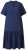 Ulla Popken 840367 Vestido midi de manga corta con cuello de pico Azul marino - Vestidos midi - Vestidos midi de talla grande