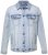 Men+ 394 Chaqueta vaquera con bolsillos en el pecho Azul claro - Chaquetas - Chaquetas Tallas Grandes 2XL-8XL