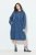 Ulla Popken 840972 Vestido de felpa con volantes Índigo - Vestidos sudadera - 
