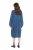 Ulla Popken 840972 Vestido de felpa con volantes Índigo - Vestidos sudadera - 