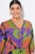 Ulla Popken 841034 Vestido estampado con manga 3/4 Azul marino - Vestidos maxi - Vestidos largos en tallas grandes