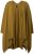 Ulla Popken 841117 Poncho de punto oversize con strass Verde oliva - Ponchos y capas - 