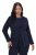 Ulla Popken 841163 Blazer de punto jacquard Azul marino - Blazers - Blazers en tallas grandes para mujer