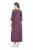 Ulla Popken 841219 Vestido largo de flores Morado oscuro - Vestidos maxi - Vestidos largos en tallas grandes