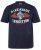 JP1880 T-Shirt Short Sleeve Chest Print Navy - Camisetas - Camisetas - 2XL-14XL